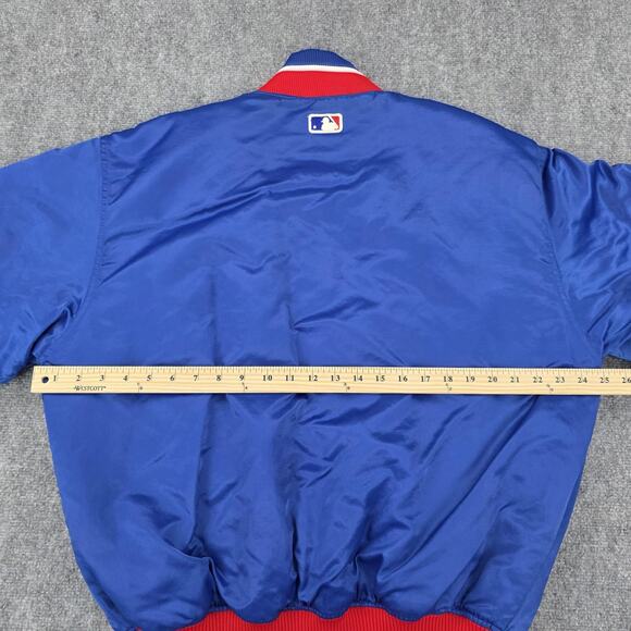 Vintage Chicago Cubs Jacket Mens Medium MLB Baseball Starter Wrigley Field 90s - Picture 4 of 16